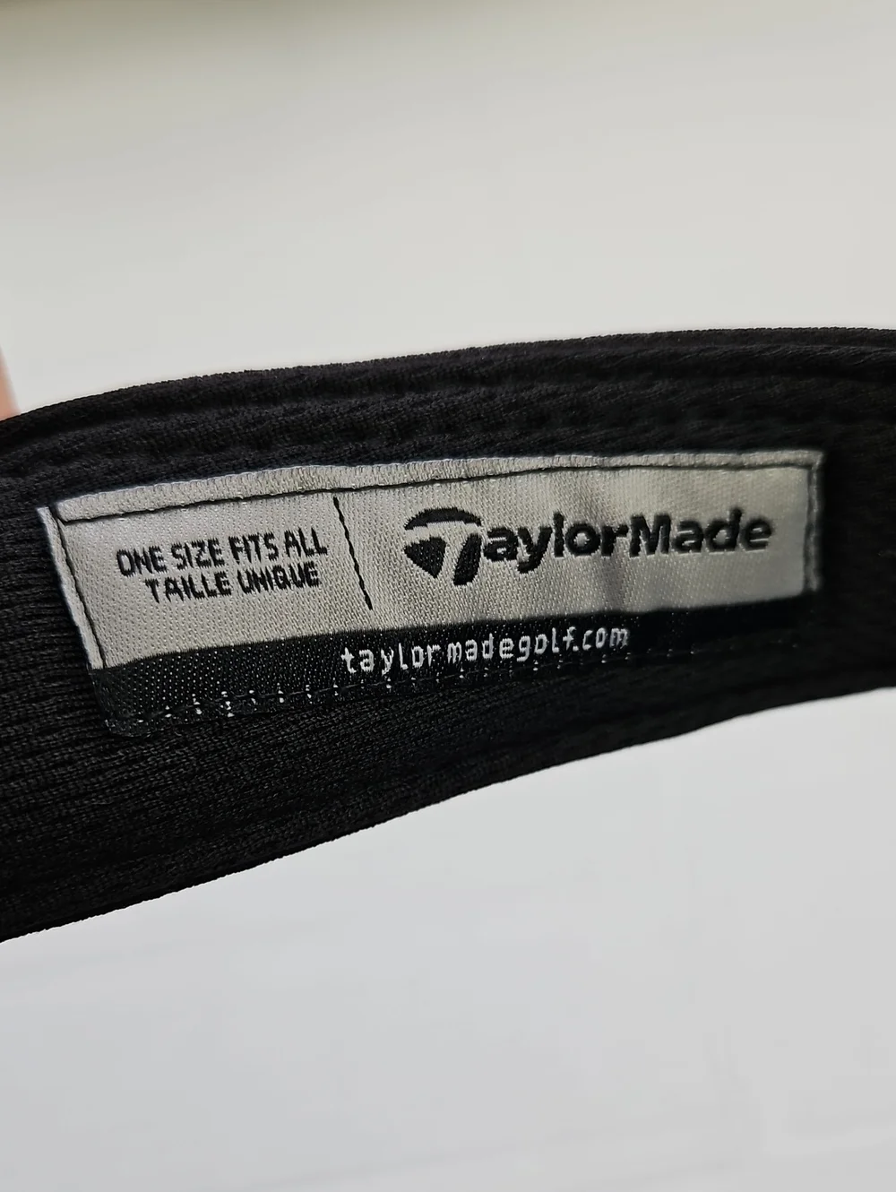 TaylorMade Black/ White Golf Visor